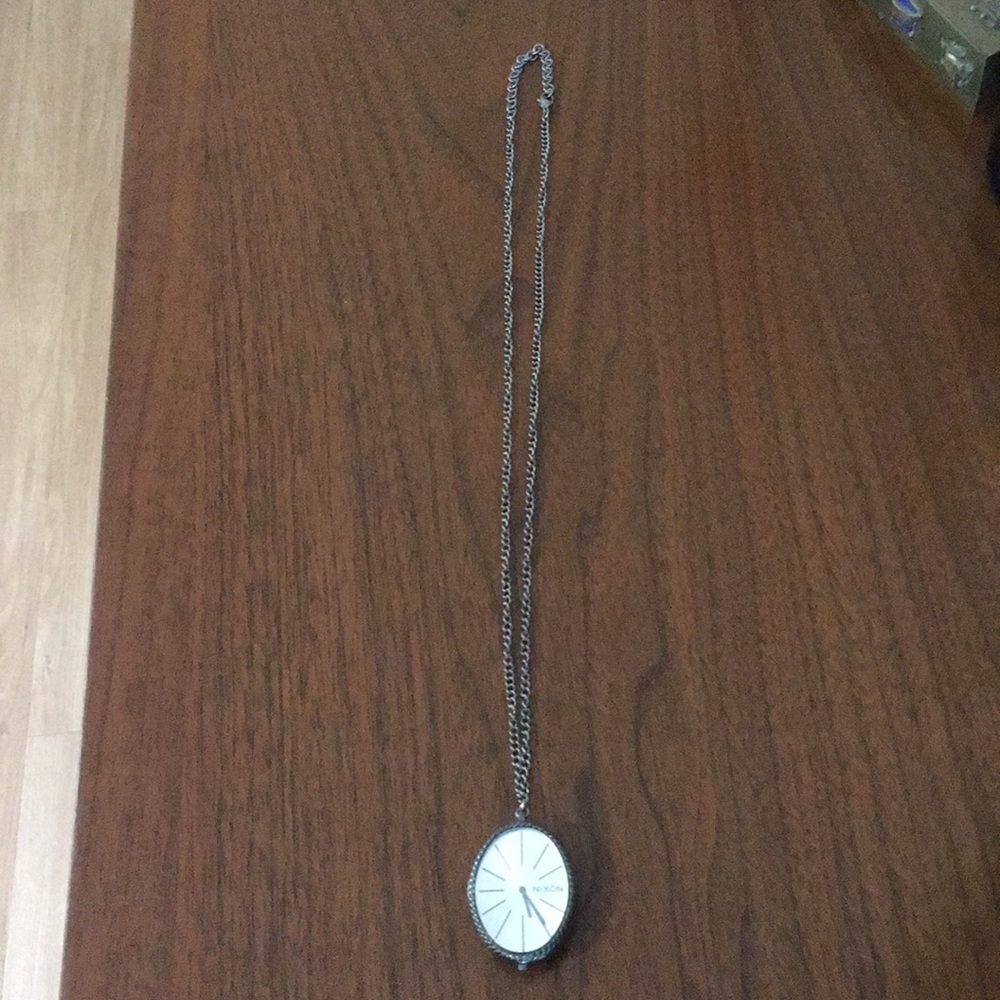 Long, Two Sized Clock Necklace - image 3